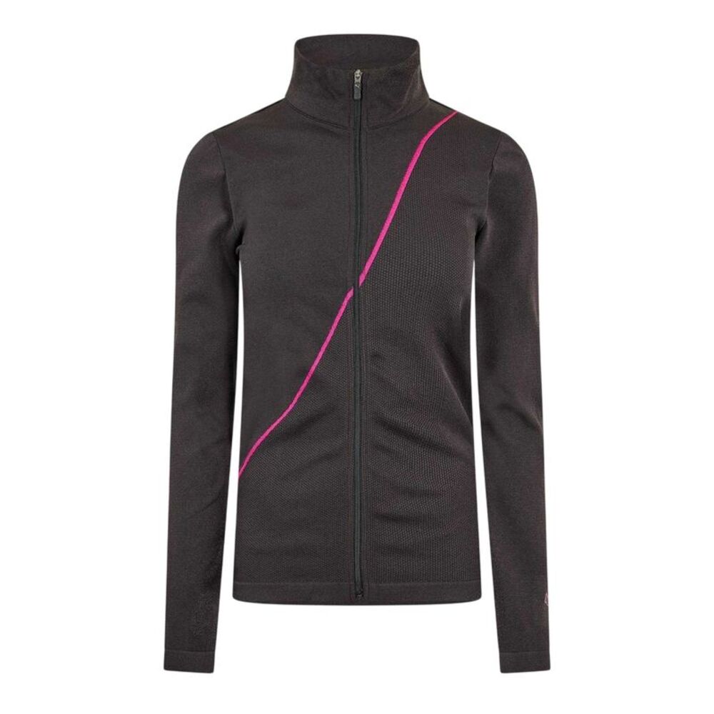 Puma Womens/Ladies Textured Seamless Jacket / Purple/Black